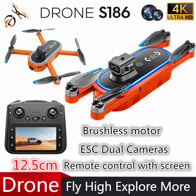 Drone Controller Screen - 2025 S186 ドローン プロ仕様 4K HD