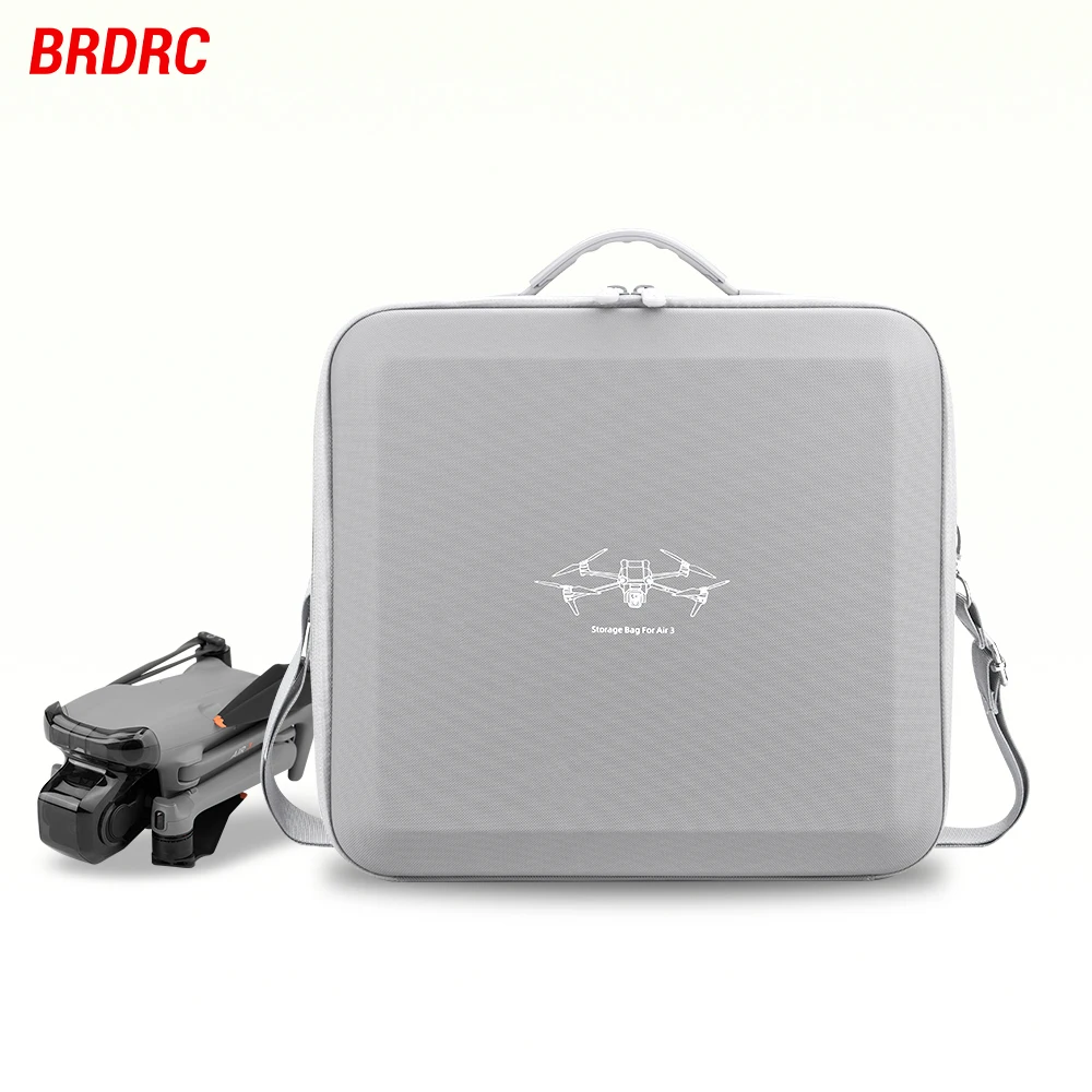 Drone Hard Shell Case - Brdrc-ポータブルハードシェル収納バッグ,リモコン付きバッテリーケース,dji air 3s rc 2 rc
