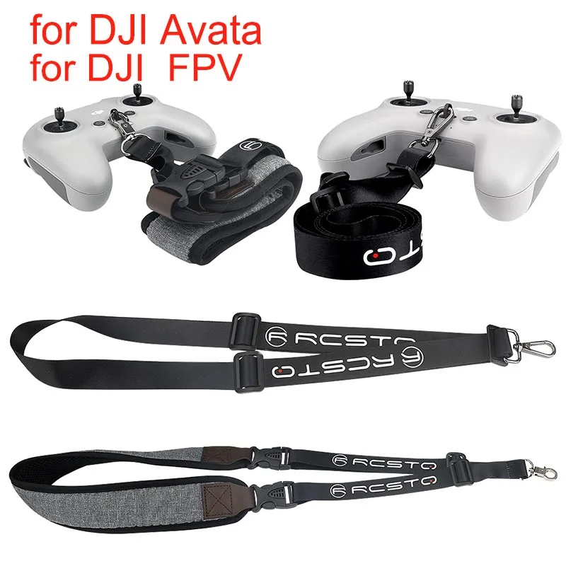 Drone Remote Controller Lanyard - DJI アバタドローンストラップネックストラップバックルロープ FPV リモコン調節可能なネックストラップドローンアクセサリー