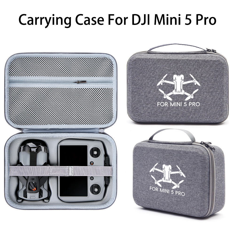 Drone Carrying Case - DJI Mini 5 Pro ドローン用収納キャリーケース デュアルバッテリーリモコンボックス