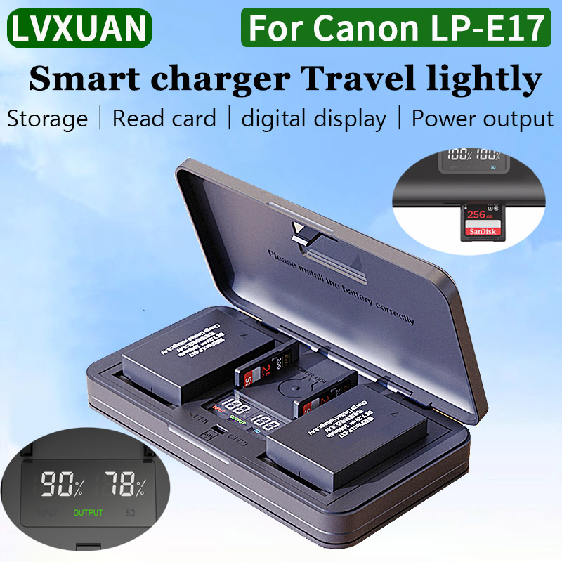 Canon Camera Eos R8 - Lvxuan-バッテリー充電器,Canon eos 200d, r50, rp, r10,