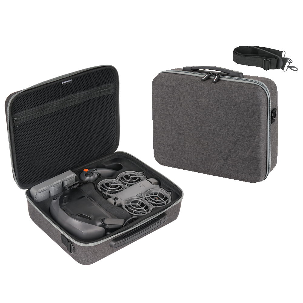 Drone Carrying Case - DJI NEO2 およびゴーグル N3 用キャリングケース、ショルダーストラップ付き大容量ハードケース収納バッグ、Neo2 ドローンアクセサリー用ドローン