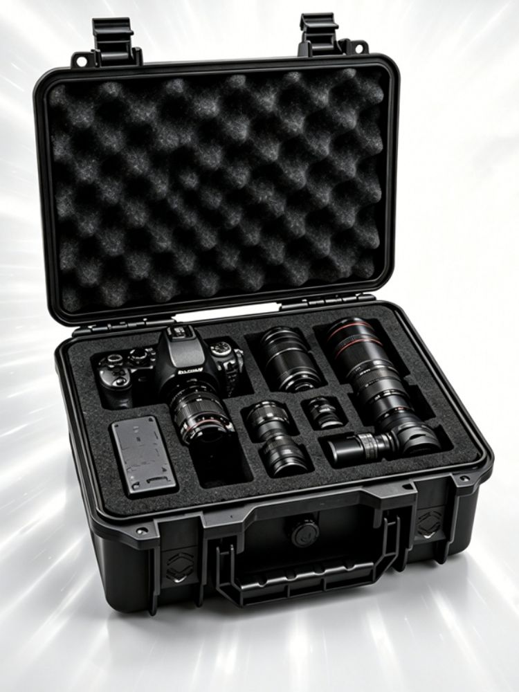 Drone Hard Shell Case - プレカットスポンジ写真撮影機材収納ボックス DJI Mini 3/4Proケース Mini 4
