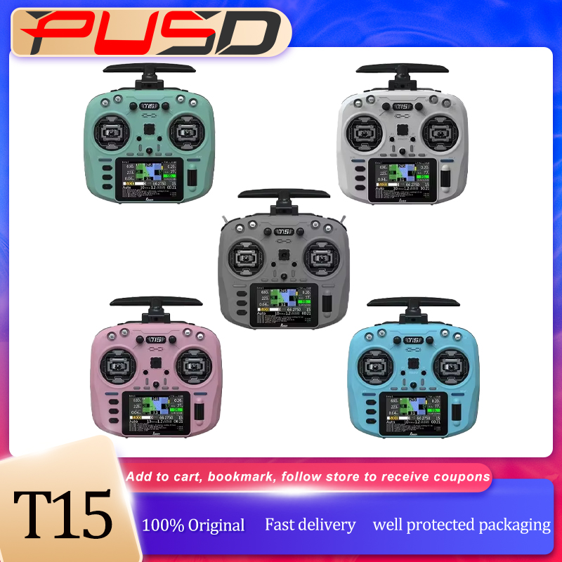 Drone Controller Screen - Jumper T15 ホールセンサー搭載 カラースクリーンFPV無線機 EDGETX/ELRS対応 RC送信機