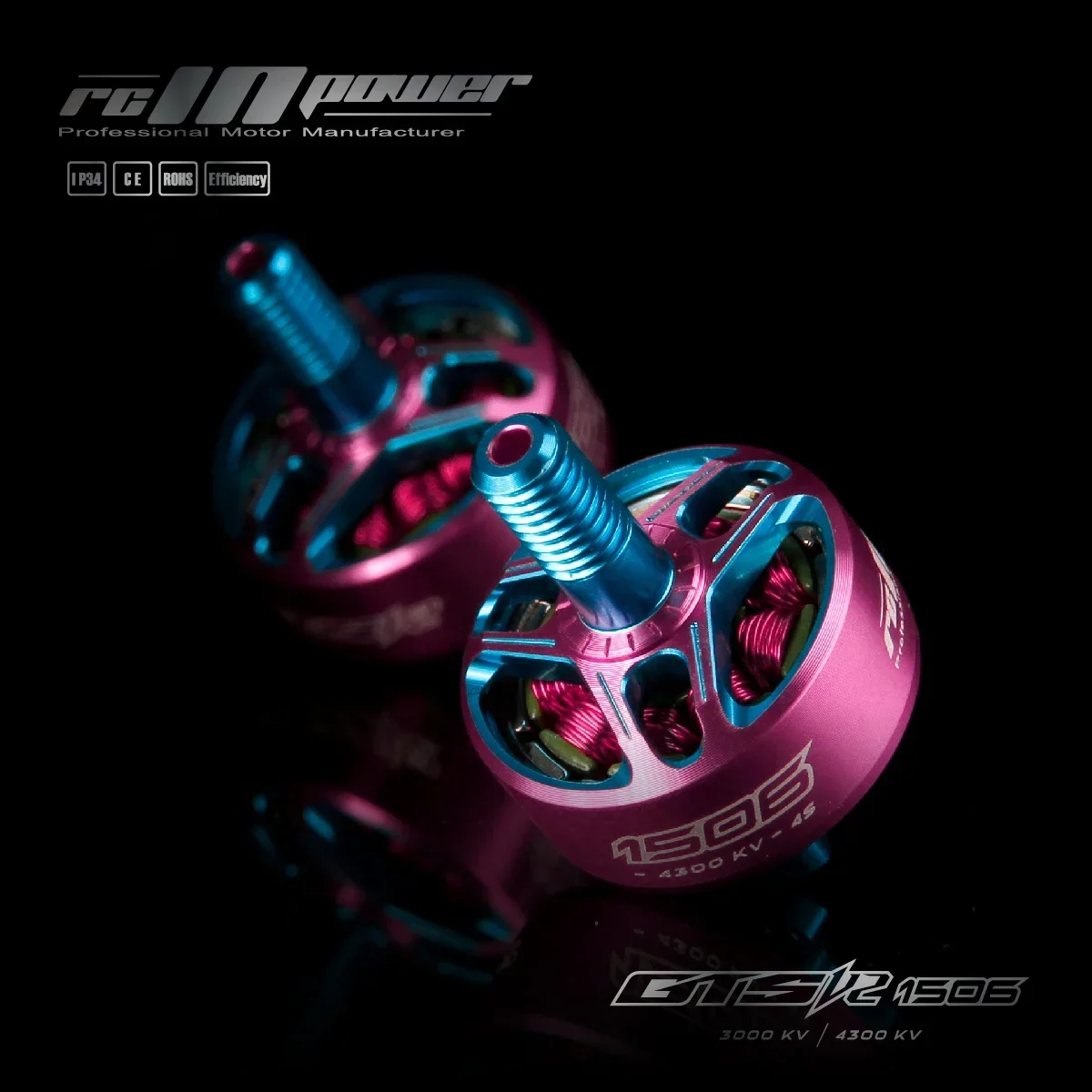 RCINPOWER GTS V2 1506 ブラシレスモータ - Drone Backpack のレビューと価格