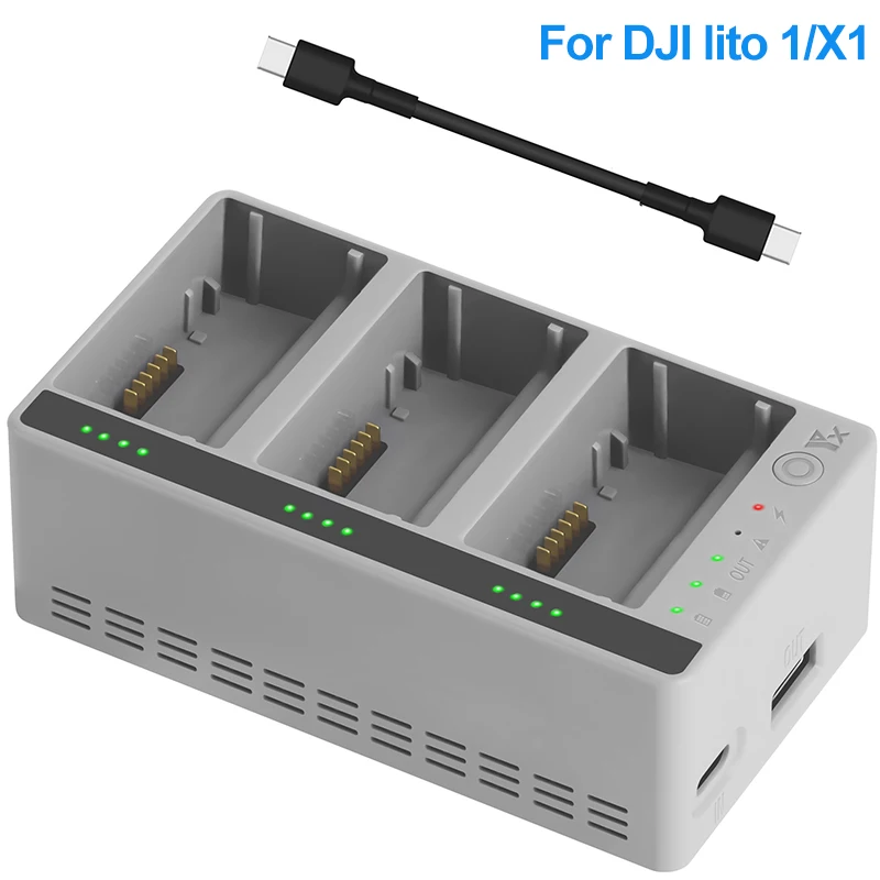 DJI LITO 1 X1 デジタルインテリジェント高速充電 - Drone Charging Hub のレビューと価格