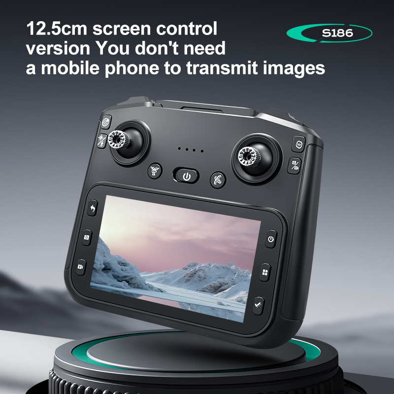 2025 S186 ドローン プロ仕様 4K HD デュアル - Drone Controller Screen のレビューと価格