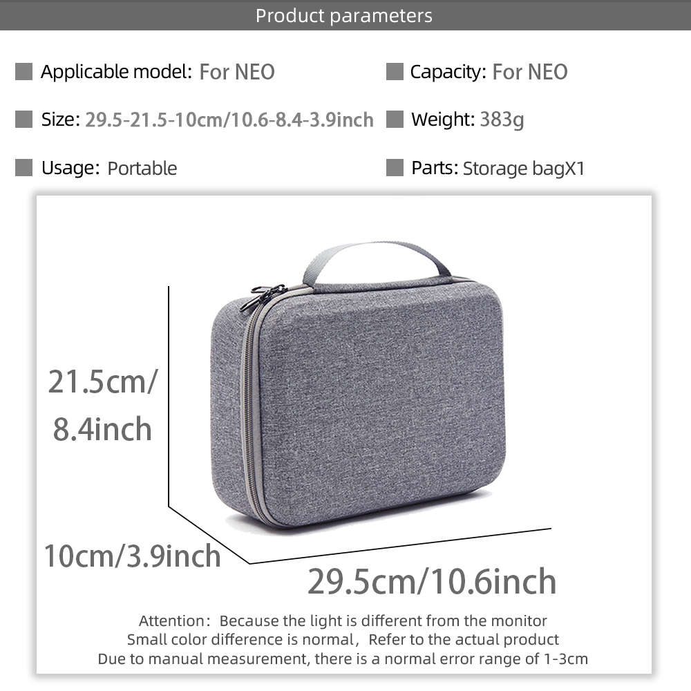 DJI Neo Mini用耐衝撃収納バッグ ポータブルハンド - Drone Controller Hood のレビューと価格