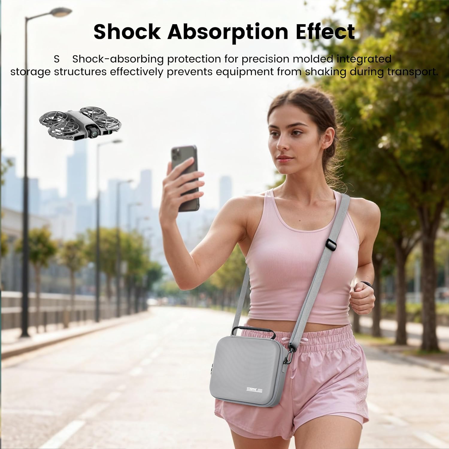 STARTRC Neo 2 ポータブルPUショルダーバッグ  - Drone Carrying Case のレビューと価格
