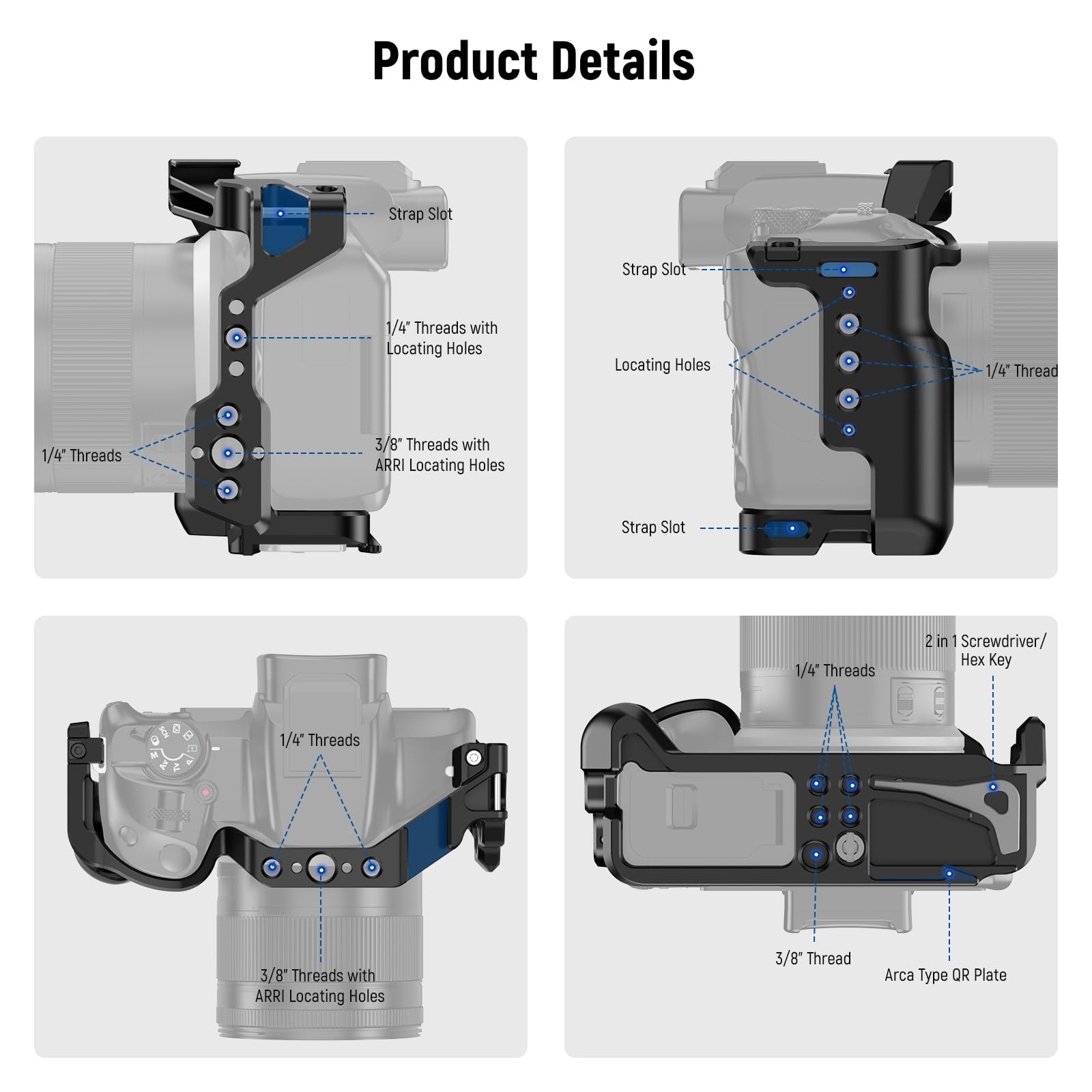 NEEWER R50カメラケージ Canon EOS R50 - Canon Camera Eos R50 のレビューと価格