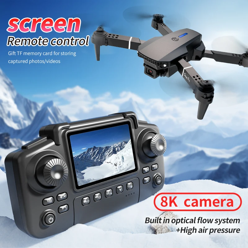プロフェッショナル E88 プロドローン スクリーン付き 8 - Drone Controller Screen のレビューと価格