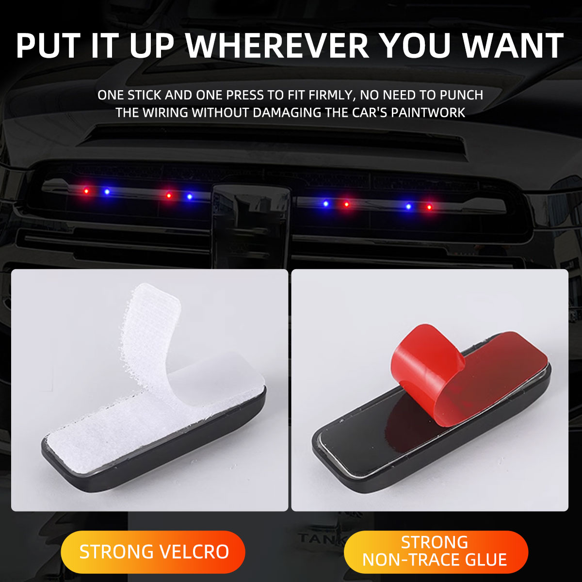 オートバイ,車,スクーター,ストロボのためのソーラーパワー盗 - Drone Strobe Light のレビューと価格