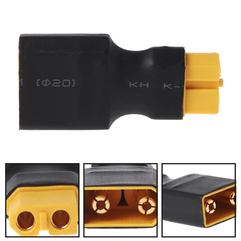 XT90 オス - XT60 メスアダプター - ドローン、 - Drone Battery Adapter のレビューと価格