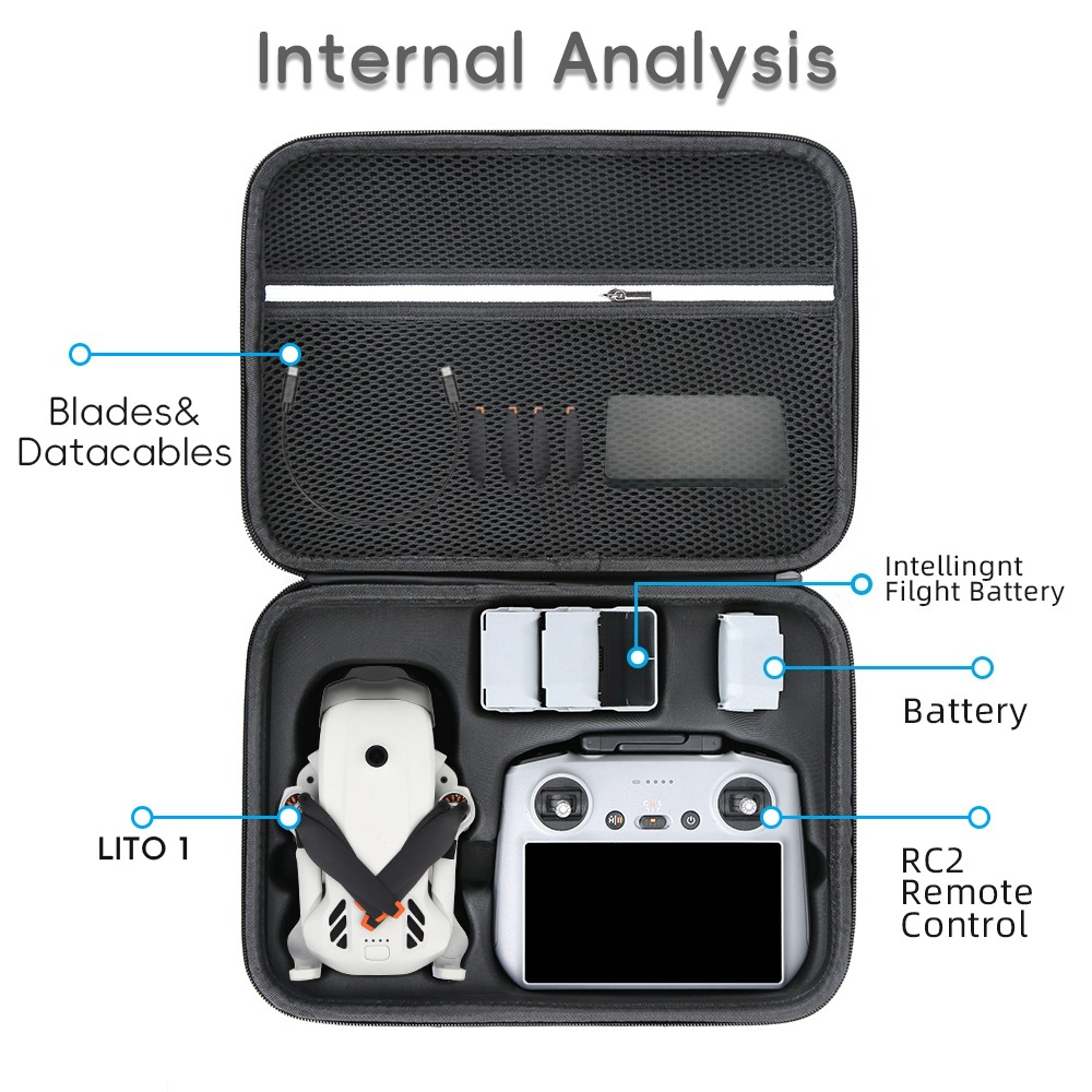 ポータブルキャリングケース DJI Lito 1/Lito  - Drone Carrying Case のレビューと価格