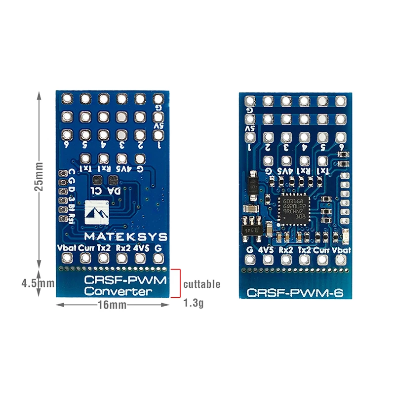 新しいオリジナル Matek CRSF から PWM コンバ - Tbs Fpv Crossfire のレビューと価格