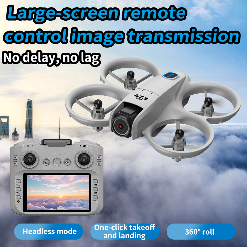 新型GT3 MAXドローン 大型スクリーンRCドローン 8K - Drone Controller Screen のレビューと価格
