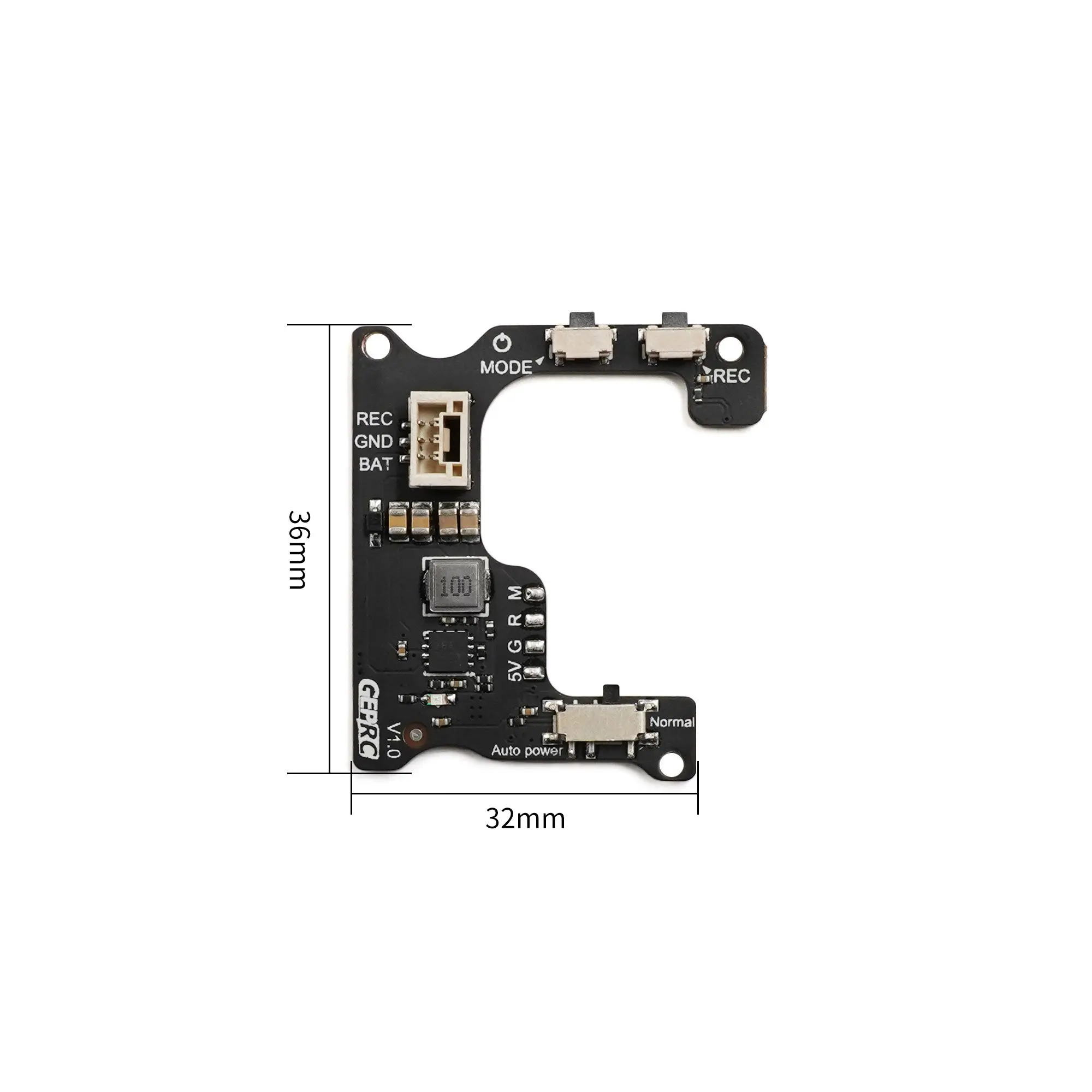 GEPRC ネイキッドケース BEC ボード付き GoPro - Drone Controller Hood のレビューと価格
