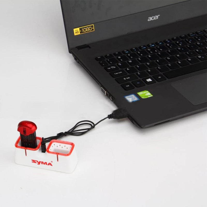デュアル USB 高速充電器 Syma X22 X22W ド - Drone Battery Adapter のレビューと価格